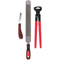 Sheens Horse Farrier Hoof Trim Tool Kit- cizallas de Metal equino Horse Farriers Hoof Nipper Cutter Handle Knife…